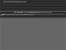 Tablet Screenshot of niceretirementhomes.com